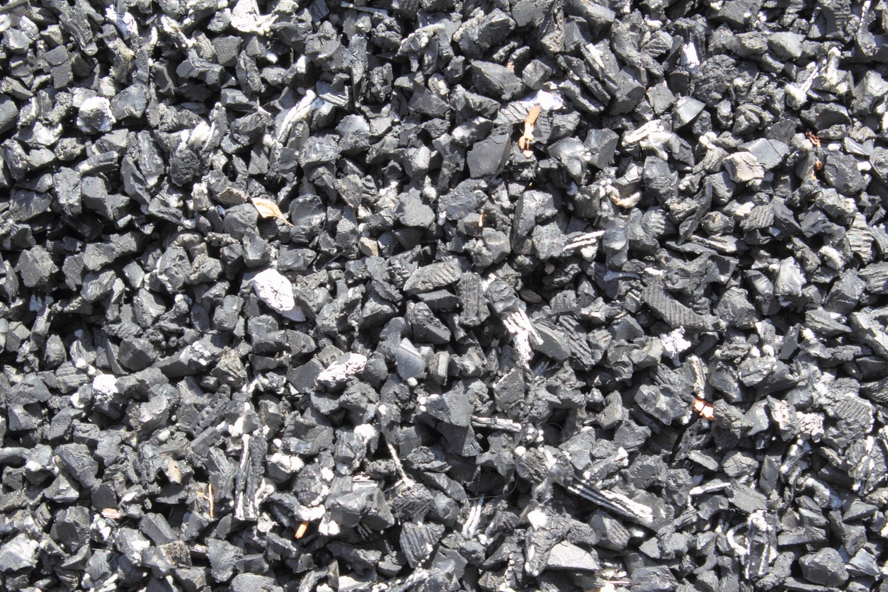 grey rubber mulch for outdoor play area